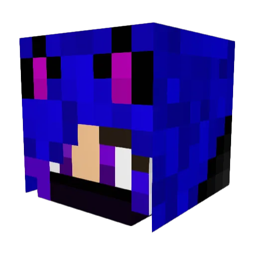 candyskull99 Minecraft avatar head, 3D render