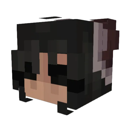candystripper10 Minecraft avatar head, 3D render