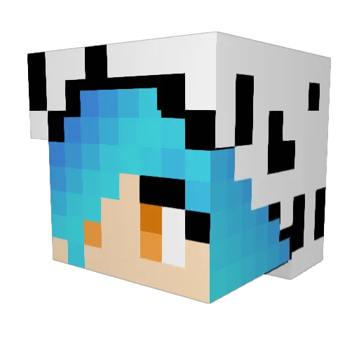 candyswirl456 Minecraft avatar head, 3D render
