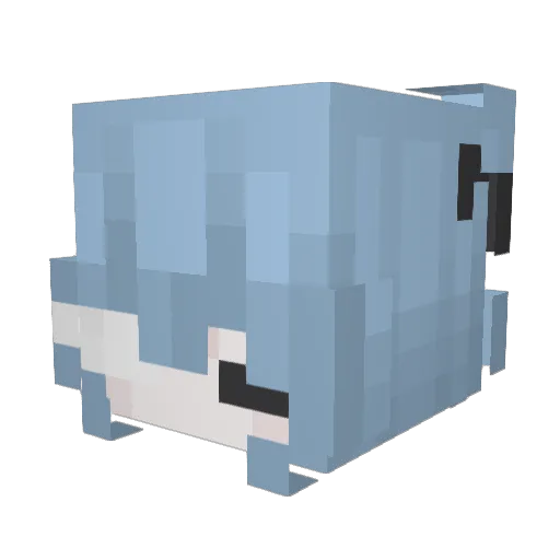 candyxz Minecraft avatar head, 3D render
