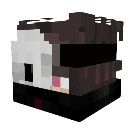 canelx Minecraft avatar head, 3D render