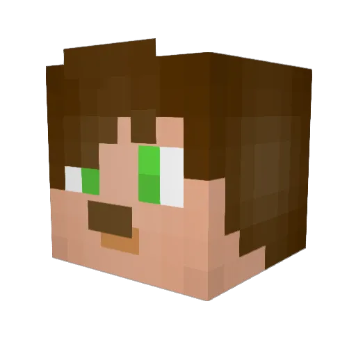 canerK76 Minecraft avatar head, 3D render