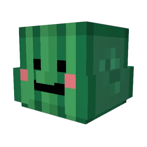 canfu444 Minecraft avatar head, 3D render