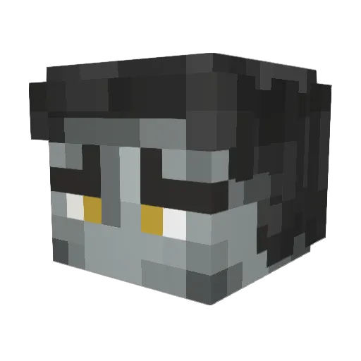 cang_kong233 Minecraft avatar head, 3D render