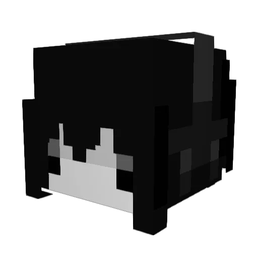 canidx_xcorpse Minecraft avatar head, 3D render