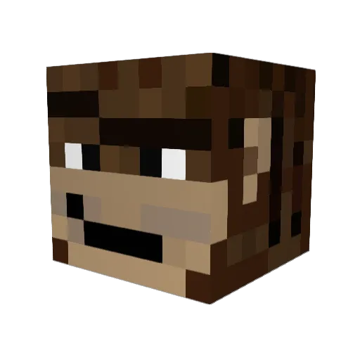 caninechimp6487 Minecraft avatar head, 3D render