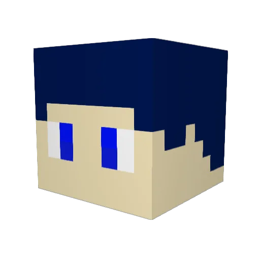 canis1213 Minecraft avatar head, 3D render