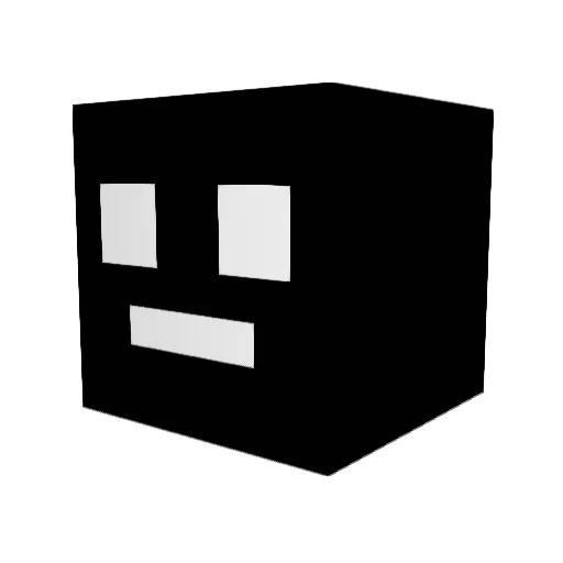 cannabinoman Minecraft avatar head, 3D render