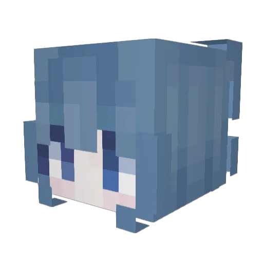 cannabxs Minecraft avatar head, 3D render