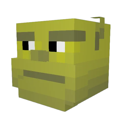cannedbleach69 Minecraft avatar head, 3D render
