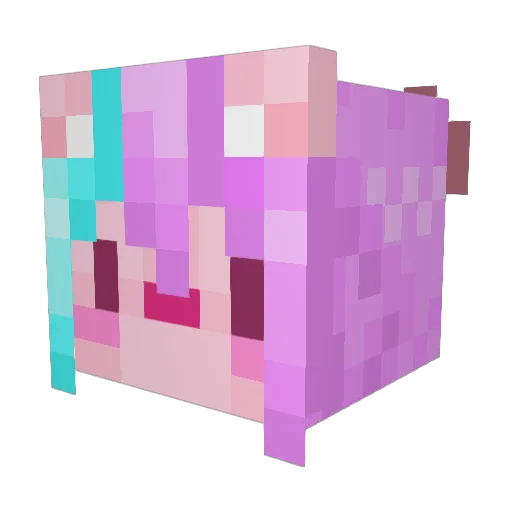 canniba1 Minecraft avatar head, 3D render