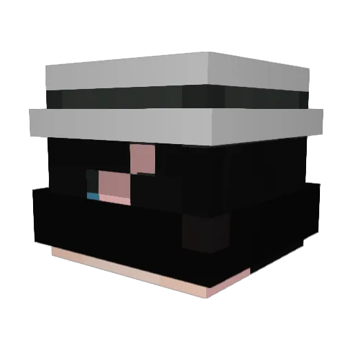 canniby Minecraft avatar head, 3D render