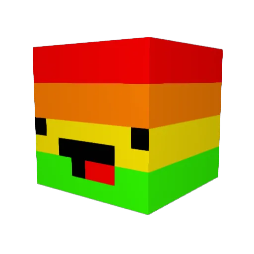 canno26 Minecraft avatar head, 3D render