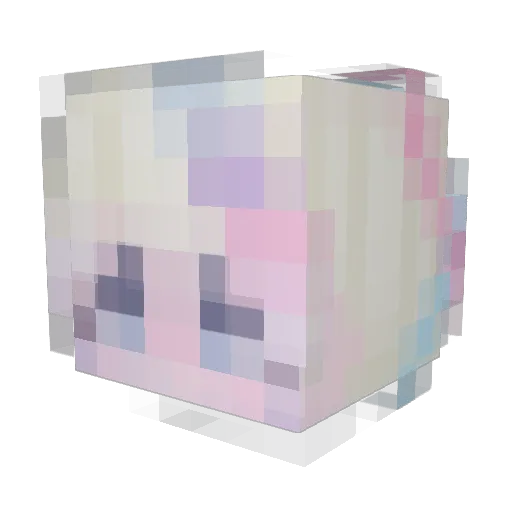 canoooodle Minecraft avatar head, 3D render