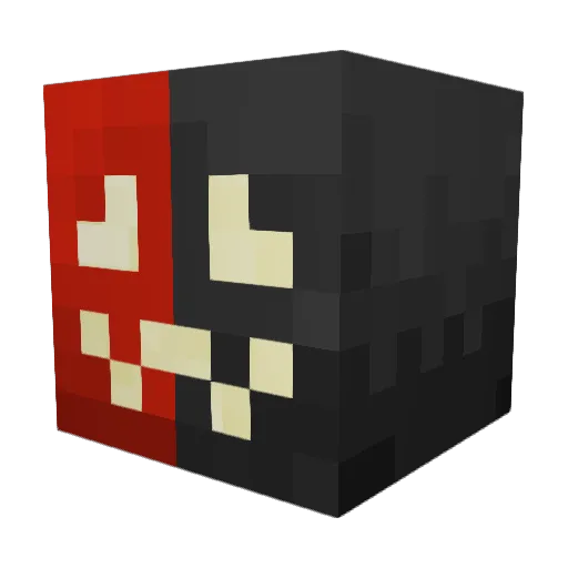 canpax Minecraft avatar head, 3D render