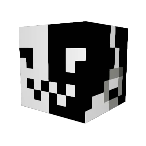 canstroid Minecraft avatar head, 3D render