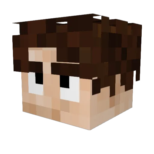 cantblucas Minecraft avatar head, 3D render