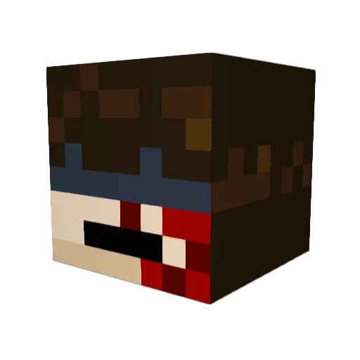 Minecraft-Avatar von canterandTrot: Kopf als 3D-Render