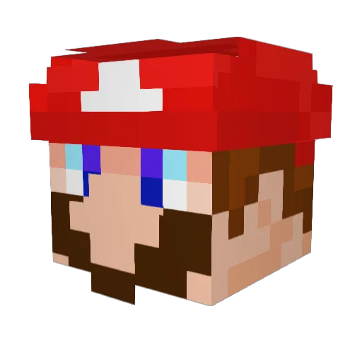cantfindaname Minecraft avatar head, 3D render