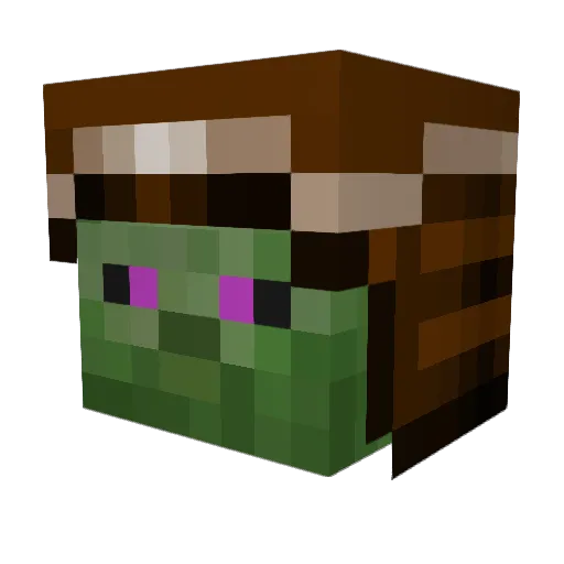 canyan12 Minecraft avatar head, 3D render