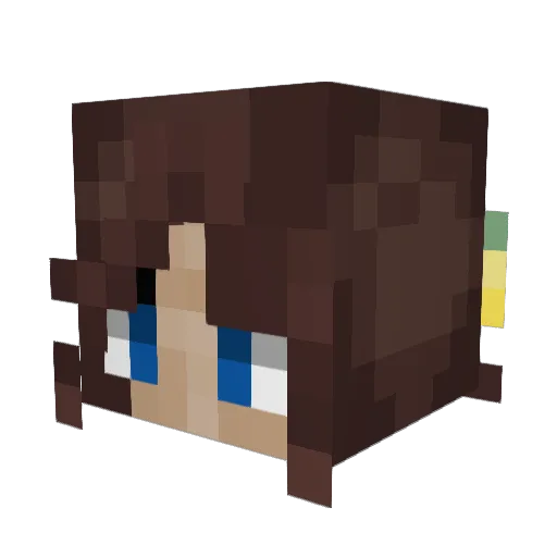 canyonnmoon Minecraft avatar head, 3D render