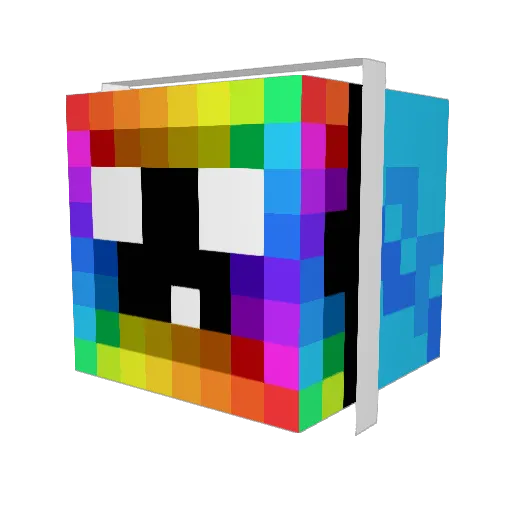 caogenyuanzi Minecraft avatar head, 3D render