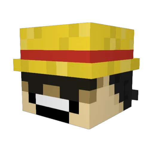 caoj06 Minecraft avatar head, 3D render