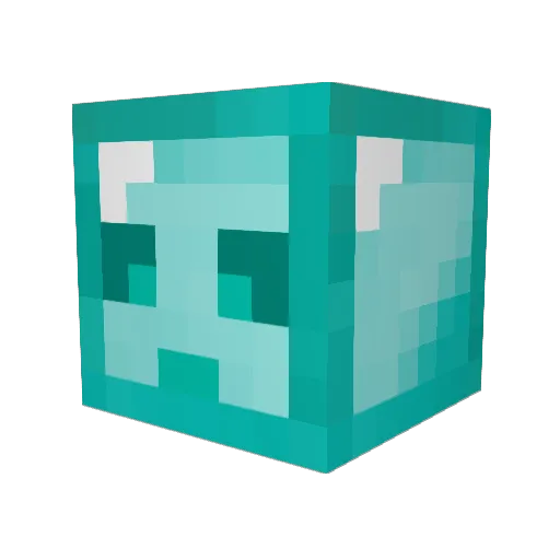 cap2G Minecraft avatar head, 3D render