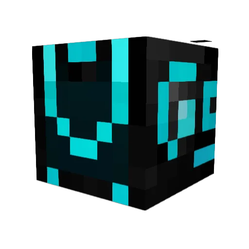 cap666 Minecraft avatar head, 3D render