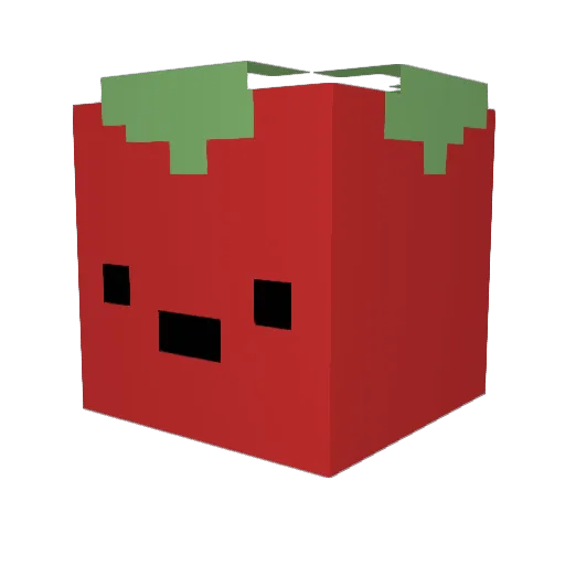 cap_sai_cin Minecraft avatar head, 3D render