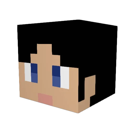 capejasmine Minecraft avatar head, 3D render
