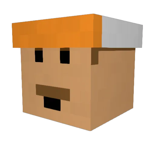 capen2007 Minecraft avatar head, 3D render