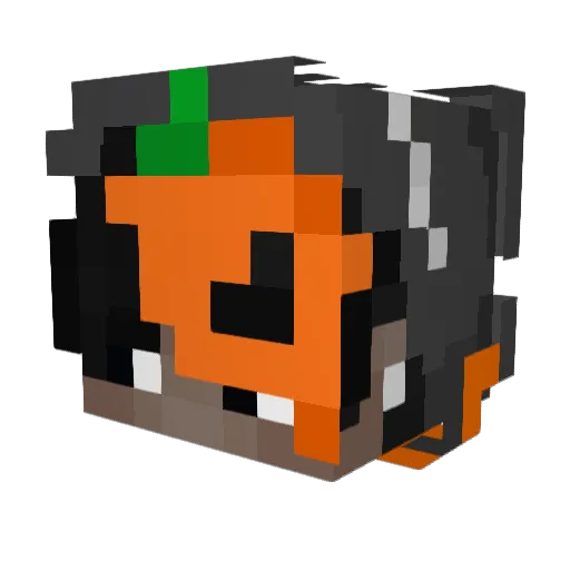 capitan_l Minecraft avatar head, 3D render