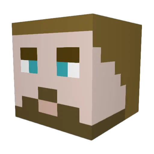 capitan_soos2804 Minecraft avatar head, 3D render