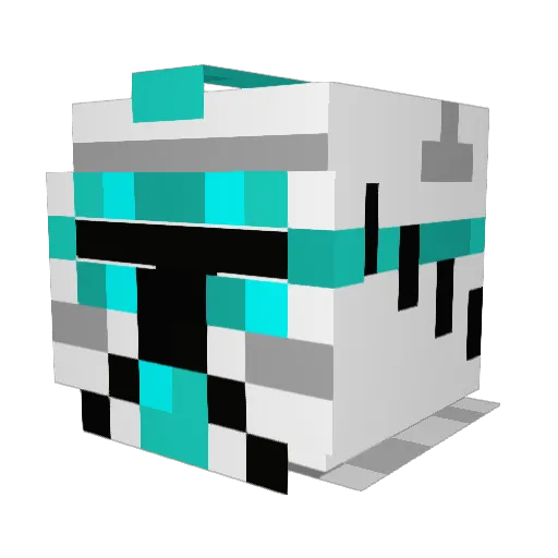 capitanarrow Minecraft avatar head, 3D render