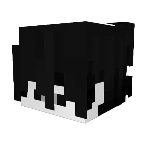capitansandler Minecraft avatar head, 3D render