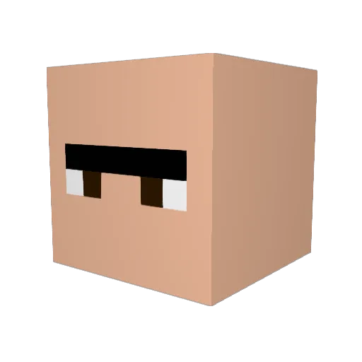 capitanu_0 Minecraft avatar head, 3D render