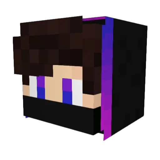 capitenMo Minecraft avatar head, 3D render