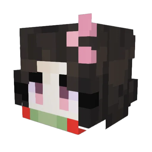 capmaster12 Minecraft avatar head, 3D render