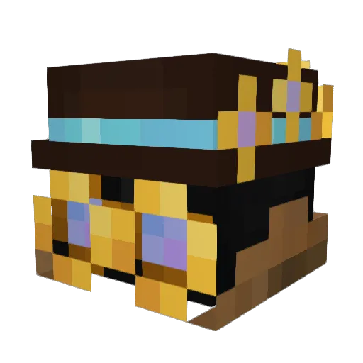 capnfabous Minecraft avatar head, 3D render