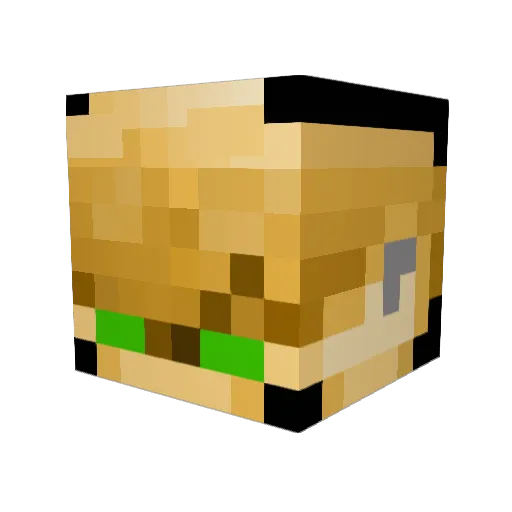 capnkirk99 Minecraft avatar head, 3D render