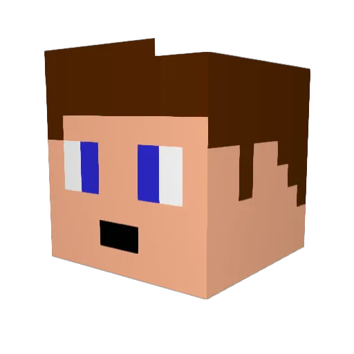 capo4 Minecraft avatar head, 3D render