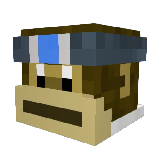 capper299 Minecraft avatar head, 3D render