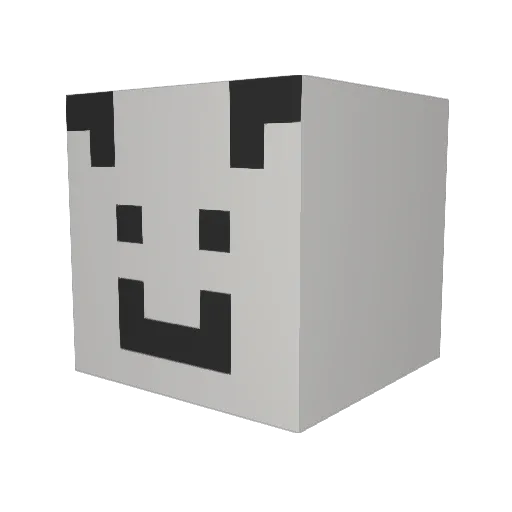 capretta_genuina Minecraft avatar head, 3D render