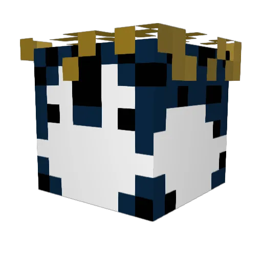 capri_sun5 Minecraft avatar head, 3D render