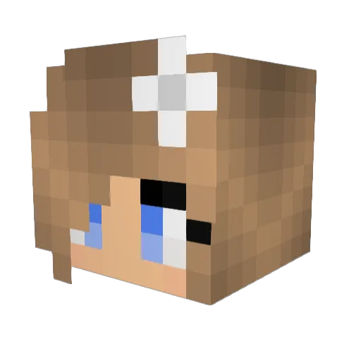 capricornbiotch Minecraft avatar head, 3D render