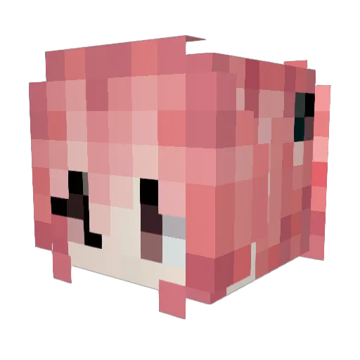 capsesc420 Minecraft avatar head, 3D render