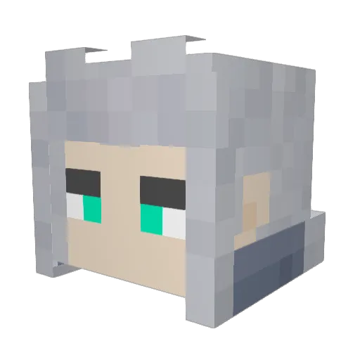 capsure57 Minecraft avatar head, 3D render