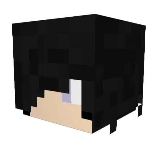 capt1vating Minecraft avatar head, 3D render