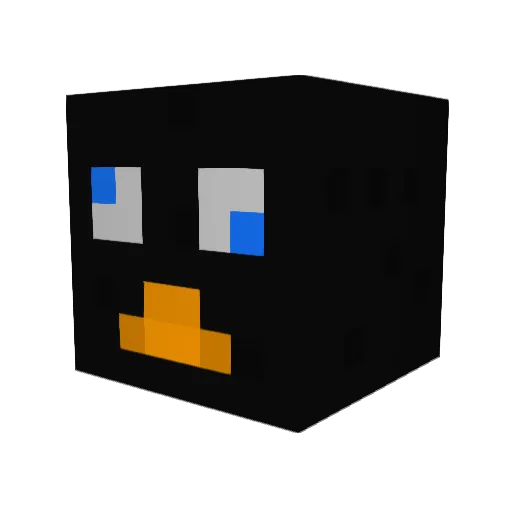 capta1npenguin Minecraft avatar head, 3D render